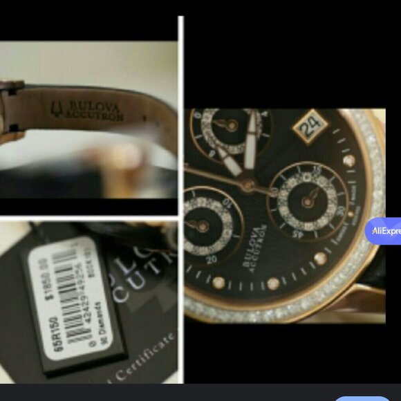 Bulova Diamond Accutron Watch Limited Edition Normally costs $1900 main image 4
